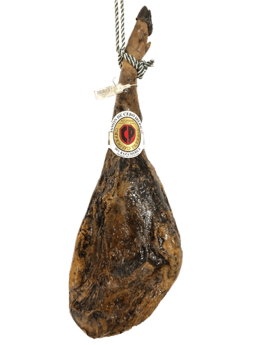 Jamón de Cebo Ibérico 50% Raza Ibérica + medio salchichón y medio chorizo artesanal